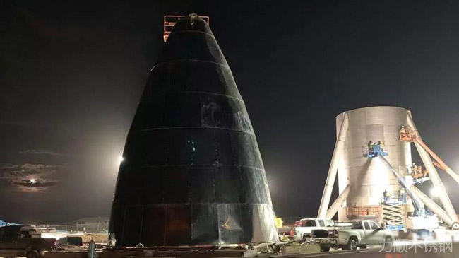 SpaceX&ldquo;星際飛船&rdquo;原型的外殼采用不鏽鋼